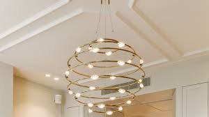 Layered Lighting with Circular Design Elements